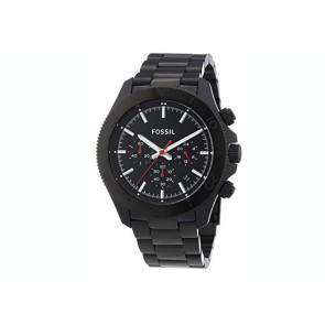 Uhrenarmband Fossil CH2863 Rostfreier Stahl Schwarz 22mm